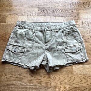 Mudd Khaki Cutoff Cargo Shorts Y2K Size 9
